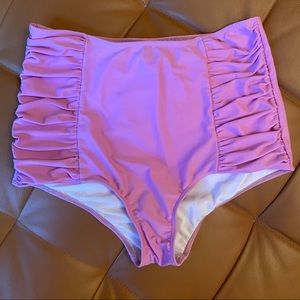 Kortni Jeane Lilac Ruched Bottoms